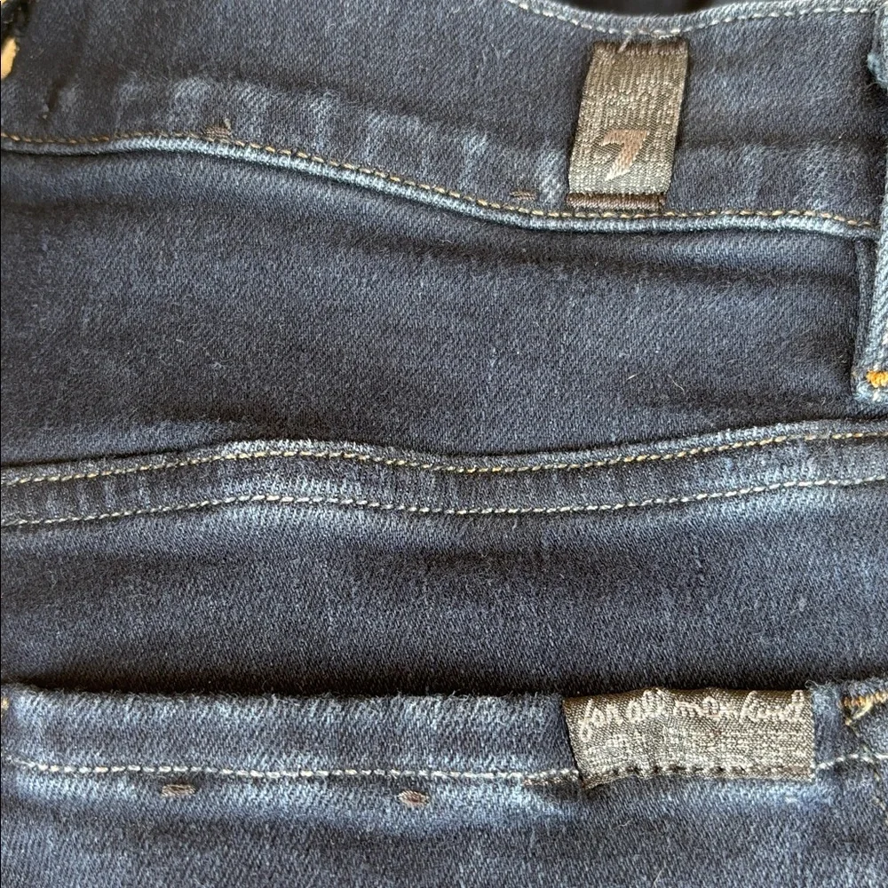 7 For All Mankind Adrien Luxe Sport  Dark Rinse‎ Blue Jeans Size 28